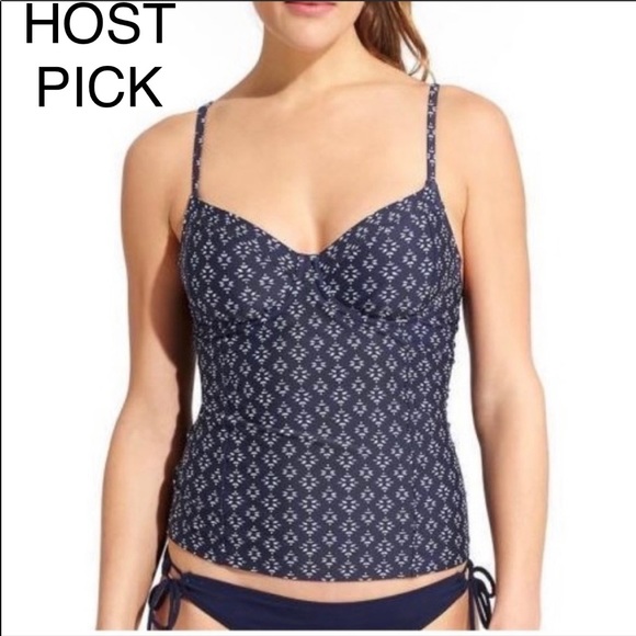 Athleta Other - Athleta Taza Kaimana Tankini Top Size 36D/DD